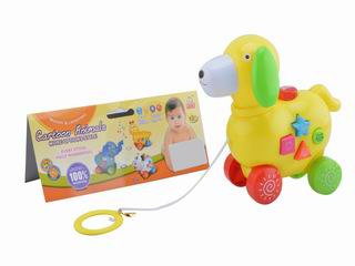 PULLING DOG W/SOUND & LIGHT,