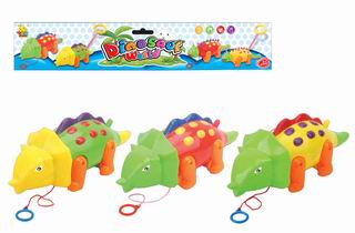 PULL LINE DINOSAUR W/MUSIC,
