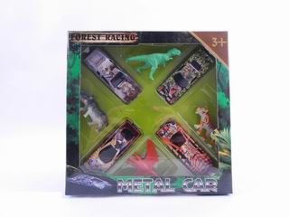 ALLOY CAR ANIMAL SET,