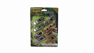ALLOY CAR ANIMAL SET,