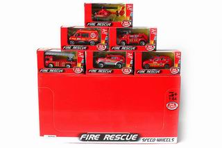 METAL FIRE TRUCK 36PCS,