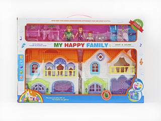 VILLA SET W/LIGHT,