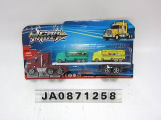 TRUCK W/2 PCS OIL CAR,