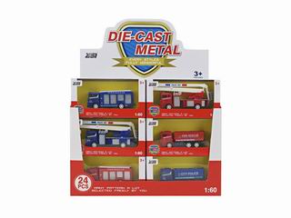 1:60 METAL CAR 24PCS,