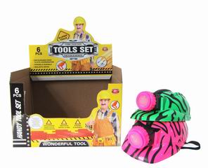 TOOL CAP W/LIGHT 6PCS,