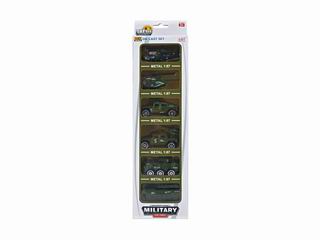 METAL SLIDE CAR 6PCS,