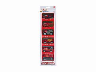 METAL SLIDE CAR 6PCS,