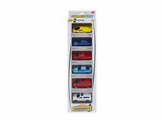 METAL SLIDE CAR 6PCS,