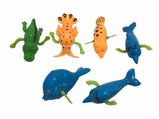 WIND UP SWIMMING ANIMALS (7 ASTD),