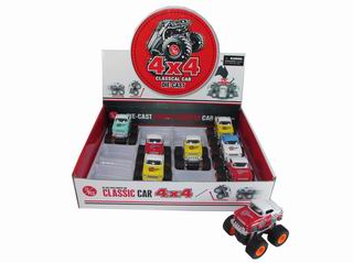 DIE-CAST FRICTION CAR 12PCS,