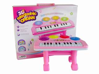 ELECTRONIC ORGAN W/3D LIGHT,