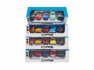 PULL BACK METAL CAR 5PCS,