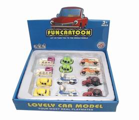 1:64 SLIDE CAR 12PCS,