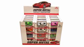 1:64 SLIDE CAR 48PCS,