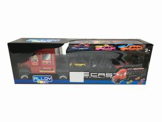 ALLOY CAR W/12PCS CAR,