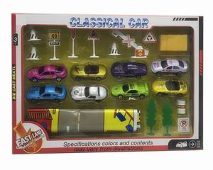 3 INCH ALLOY SLIDE CAR SET,