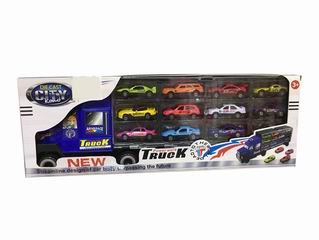 TRUCK W/12PCS ALLOY CAR,