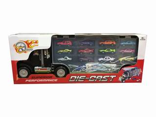 TRUCK W/12PCS ALLOY CAR,