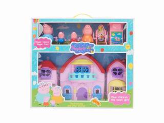 PIG AND VILLA CASTLE W/LIGHT & MUSIC,
