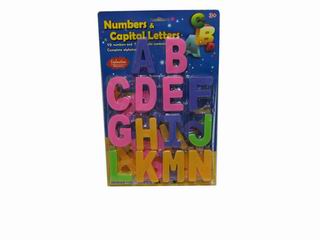 8CM LETTER & NUMBER 26PCS,