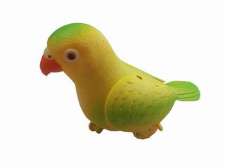 PULL LINE PARROT W/BELL,