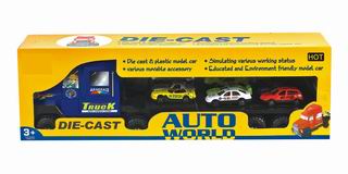 TRUCK W/6PCS ALLOY CAR,