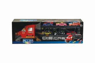 TRUCK W/12PCS ALLOY CAR,