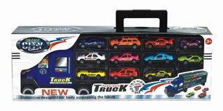 TRUCK W/12PCS ALLOY CAR,