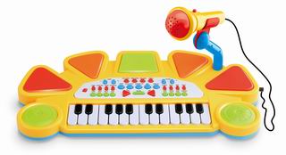 ELECTRONIC ORGAN W/MUSIC,