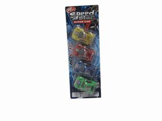 PULL BACK CAR 4PCS,