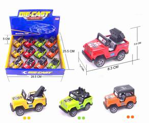 METAL PULL BACK CAR 12PCS,