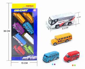 METAL PULL BACK BUS,