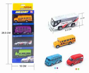 METAL PULL BACK BUS,