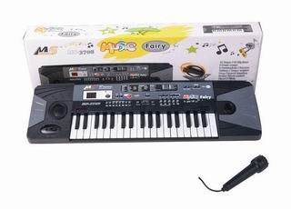 37 KEYBOARD MULTIFUNCTION ELECTRONIC ORGAN W/MICROPHONE,