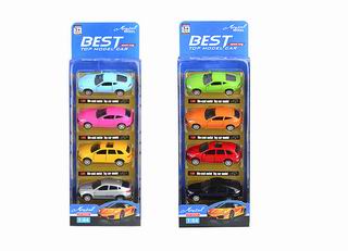 PULL BACK CAR 4PCS,