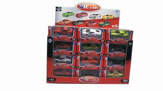1:60 FREE WHEEL METAL CAR,