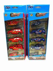 ALLOY SLIDE CAR 5PCS,