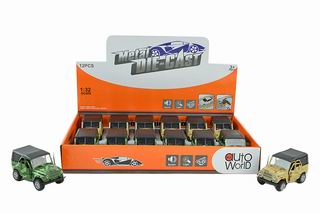 1：32 ALLOY PULL BACK CAR 12PCS,