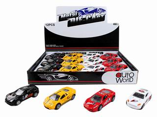 1：50 SLIDE ALLOY CAR 12PCS,