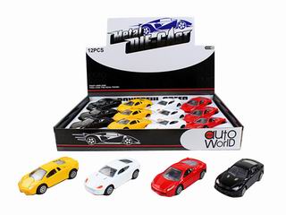 1：50 SLIDE ALLOY CAR 12PCS,