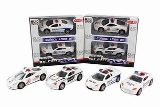 1:50 ALLOY PULL BACK POLICE CAR,