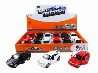 1:32 ALLOY CAR 12PCS,