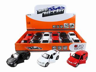 1:32 ALLOY PULL BACK CAR 12PCS,