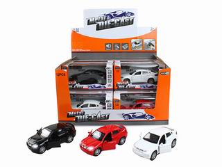 1:32 ALLOY PULL BACK CAR 12PCS,