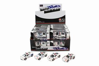 1:50 ALLOY PULL BACK POLICE CAR 24PCS,