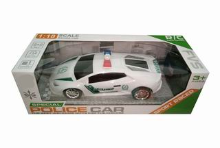 1：18 4 CHANNEL R/C POLICE CAR,