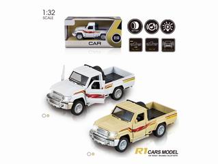 1:32 ALLOY PULL BACK CAR W/LIGHT & MUSIC,