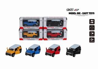 1：32 ALLOY PULL BACK CAR W/LIGHT & MUSIC,