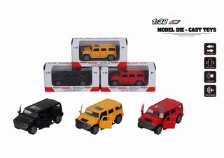 1：32 ALLOY PULL BACK CAR W/LIGHT & MUSIC,