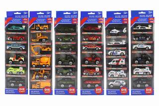 1：64 ALLOY CAR 6PCS,